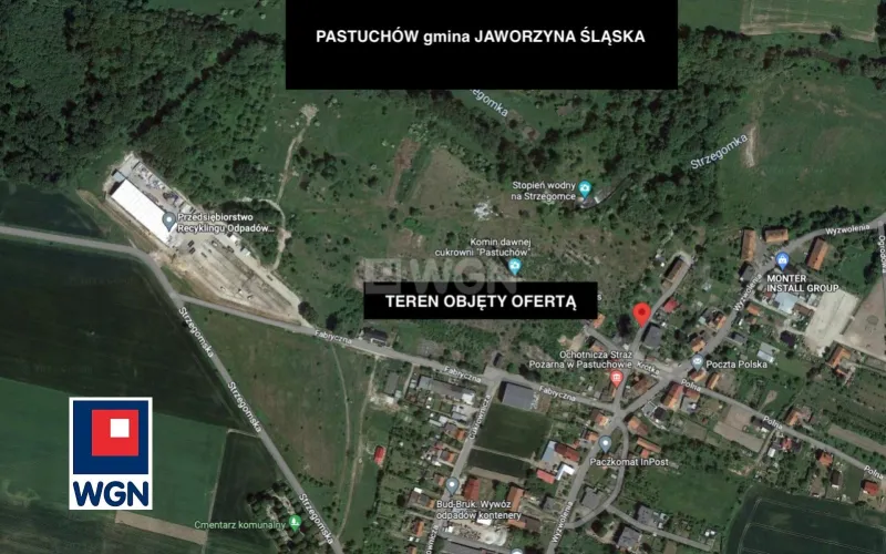 Grunt aktywizacja gospodarcza na  wynajem Pastuchów - NA WYNAJEM grunt inwestycyjny 92.284 m2 z MPZP, Pastuchów, powiat świdnicki