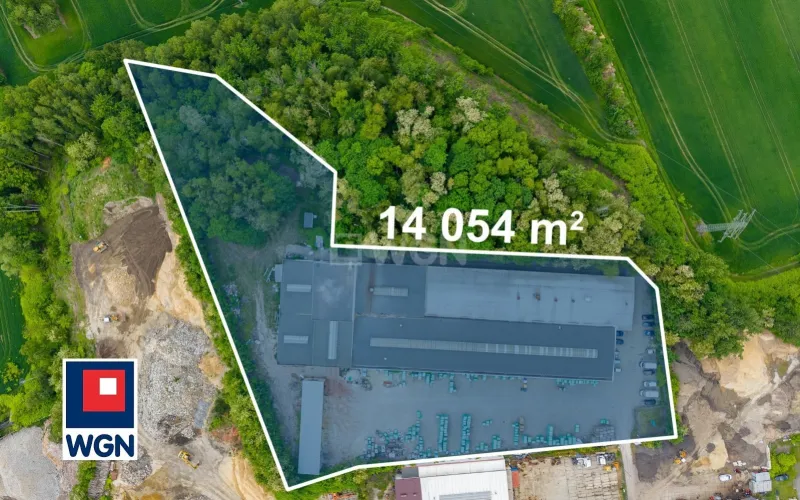 Obiekt przemysłowy/hala na  wynajem Wyry - Na wynajem budynek produkcyjno-biurowy/pow. ok. 4330m2/, działka 14054m2.